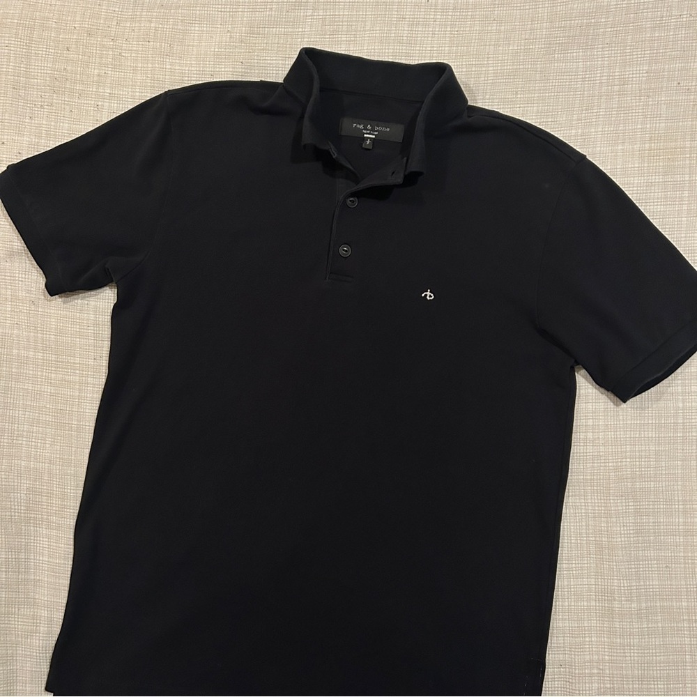 rag & bone | Polo in Black (Small) - Picture 5 of 9